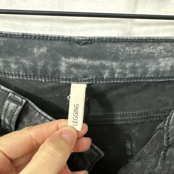 Rag & Bone Skinny Leggings Rosebowl Black Stretch Jean Womens Size 29 Grunge - Picture 12 of 14